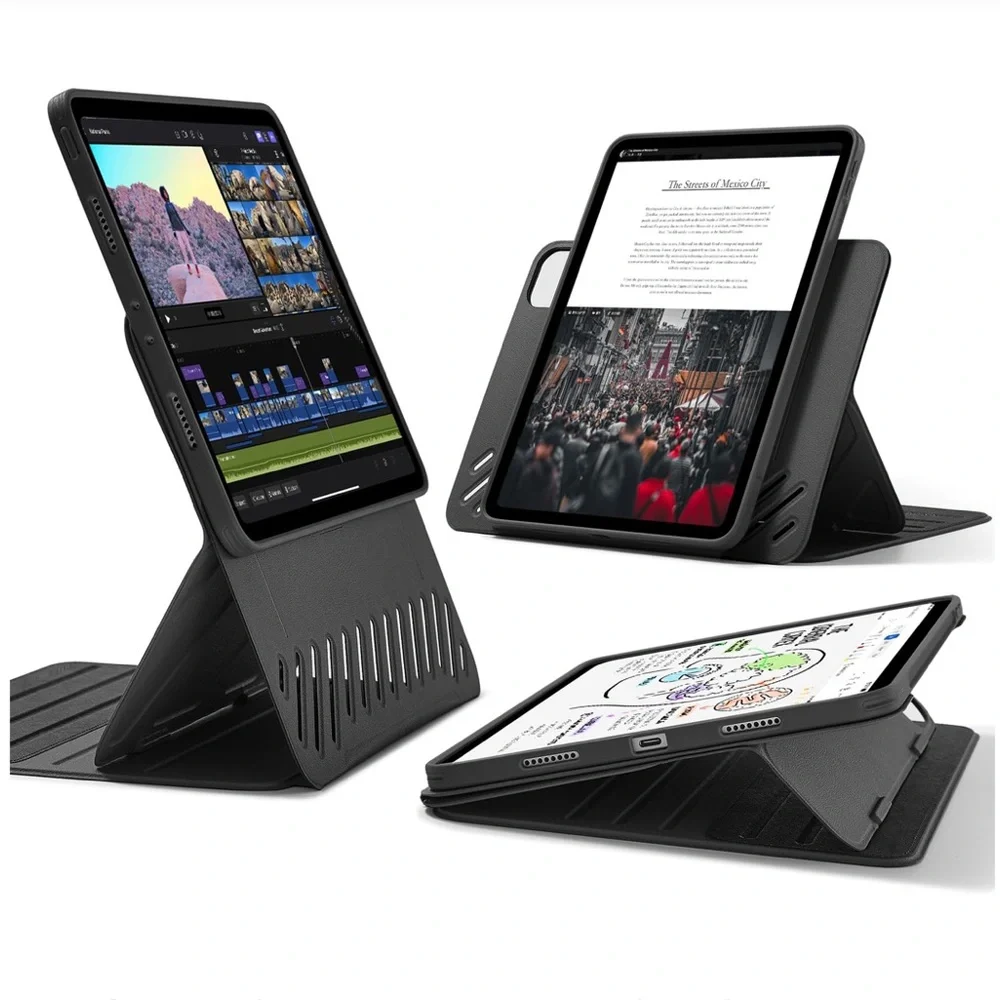 ESR for iPad Pro 11” Case & Stand Removable Magnetic Cover BLACK